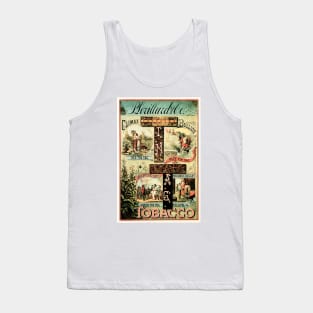 American TIN TAG CLIMAX BULLION TOBACCO Vintage Cigarettes Poster Tank Top